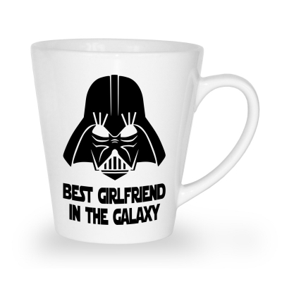 Kubek latte na dzień kobiet Best girlfriend in the galaxy